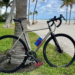 Titanium gravel bike