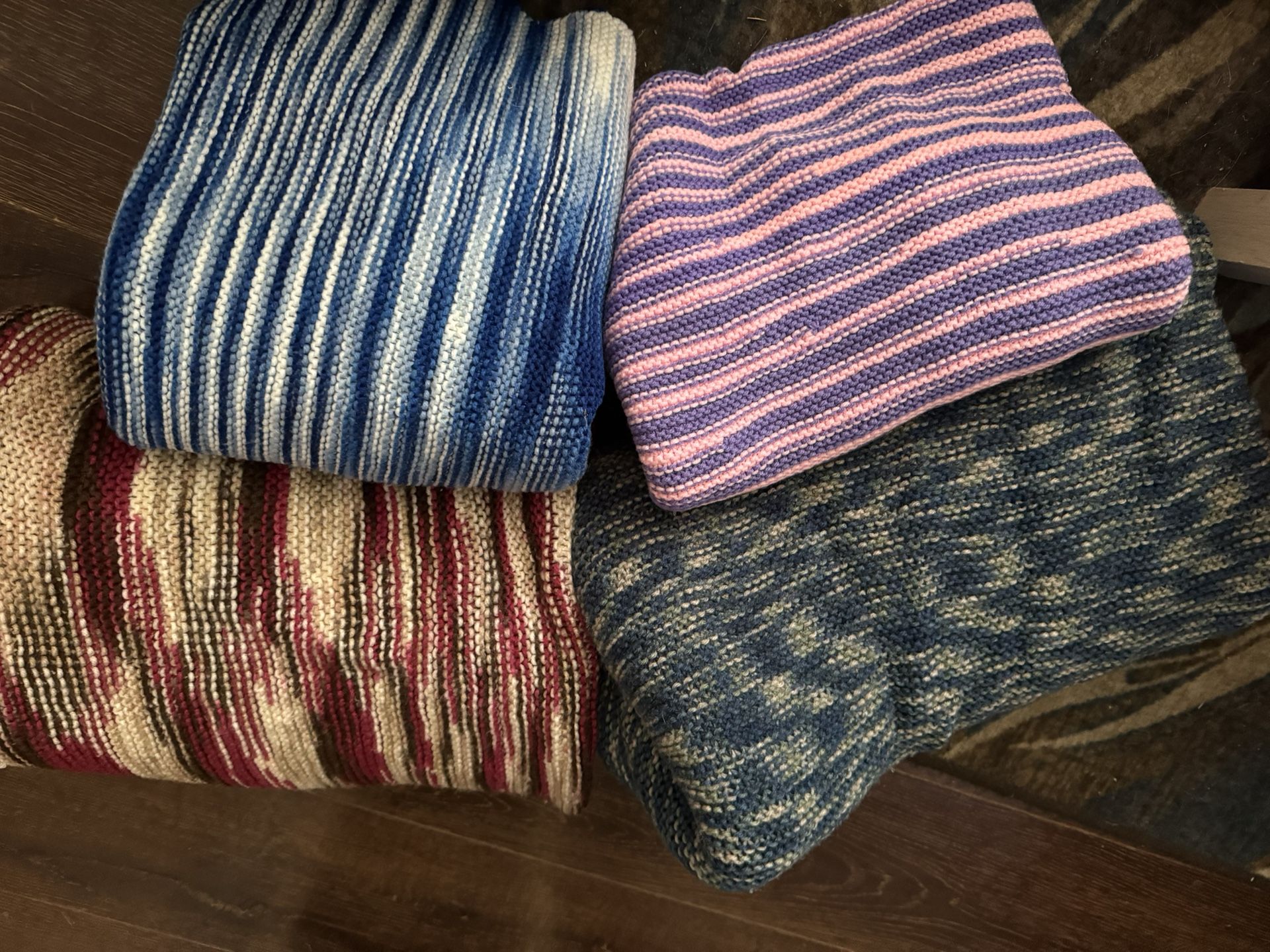 Homemade Knitted Blankets