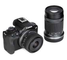 Canon EOS R50 Mirrorless Camera Kit with RF-S 18-45mm f/4.5-6.3 IS STM and RF-S 55-210mm f/5-7.1 IS STM Lenses