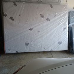 Queen size mattress, New Plastic sealed, Gel Memory foam, 12 inch thick, beautiful soft cover , I have all size mattress