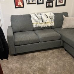 Small Grey Couch With Chaise
