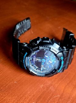 G Shock. Black and Blue, great condition.