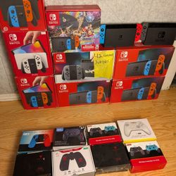 Nintendo Switch Consoles And Controllers 