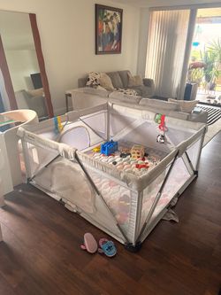 5x5 Play Pen and Padded Mat