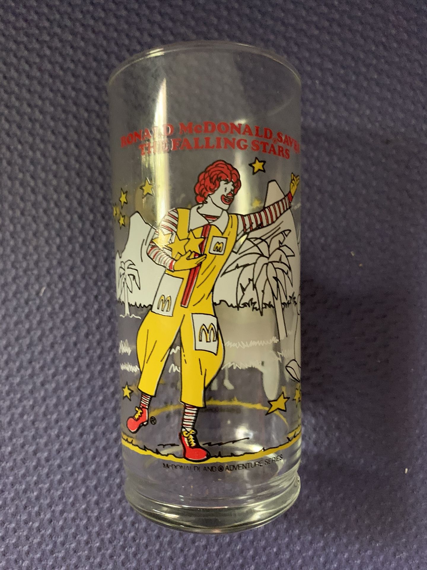 Ronald McDonald Glass 1980