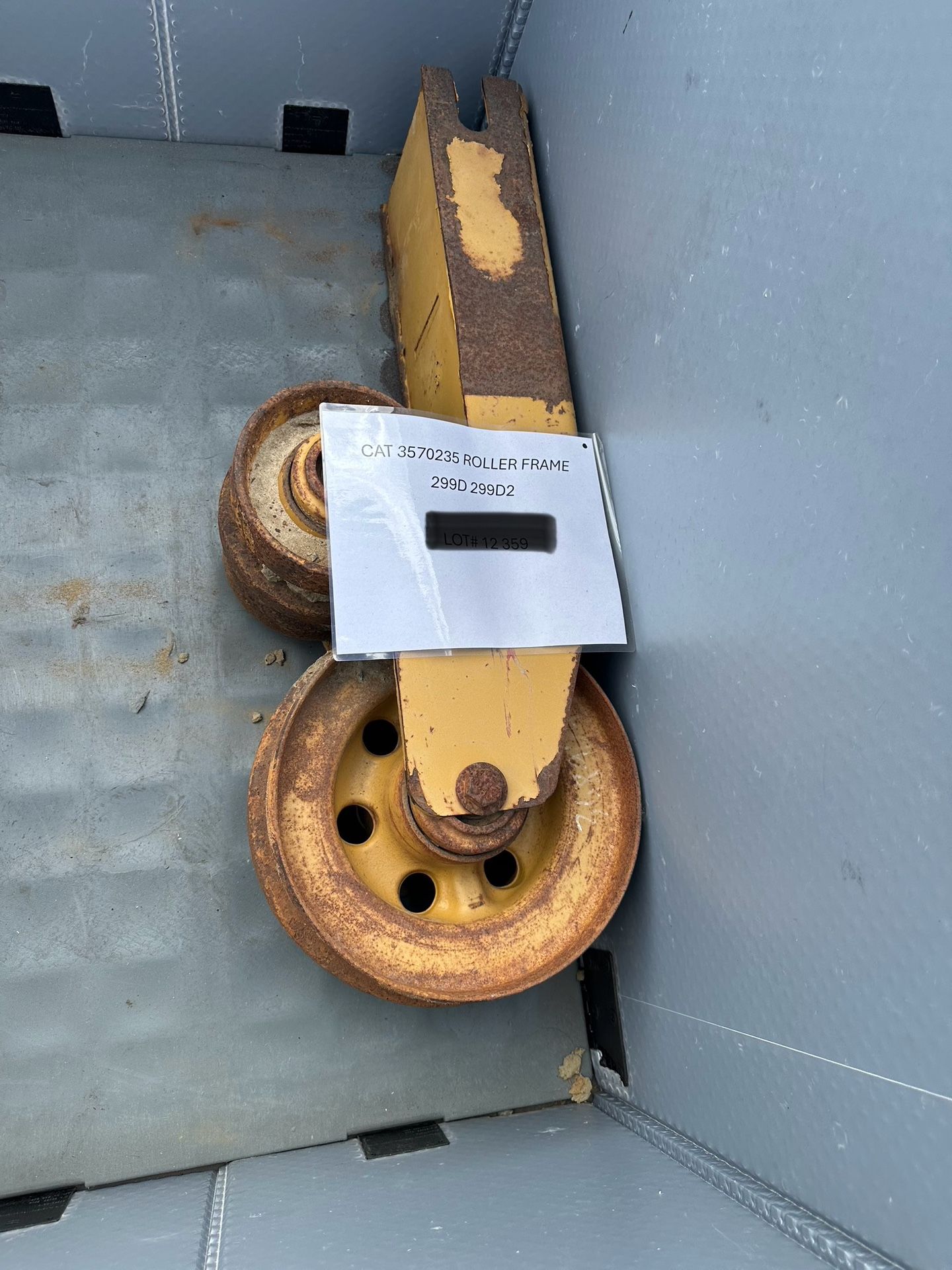 CAT (contact info removed) ROLLER FRAME