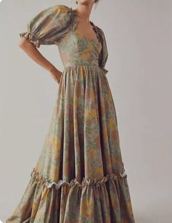 SELKIE Citrus Trip Ritz Gown 1X