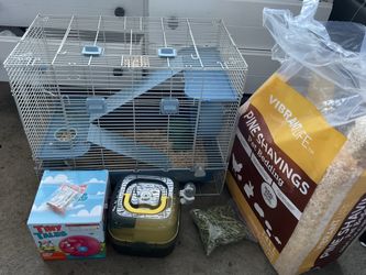 Hamster And Cage