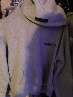 Essential Fear of God hoodie heather gray size m
