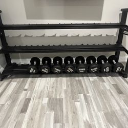 Power Systems Gym Weight Rack With Bonus Free Weights