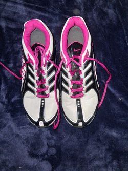 Nike Womens 2012 Shox Navina Running Shoes Gray Lace Up Low Top 8M