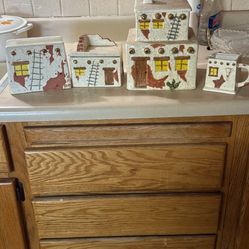 Southwest Ceramic Canister Set.