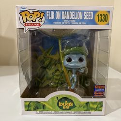 IN HAND DELUXE Flik on Dandelion Seed Funko Pop #1330 Disney Pixar Bug's Life