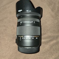 Sigma 18-250mm Lens For Canon