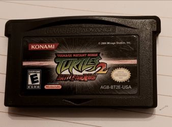 TMNT 2 Battle Nexus Game Boy Advance Cartridge