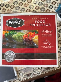 New Parini 8-Cup Food Processor – 450W – Sealed Box