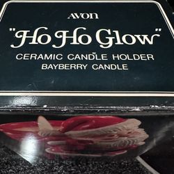 1982 Avon Santa Candle Holder