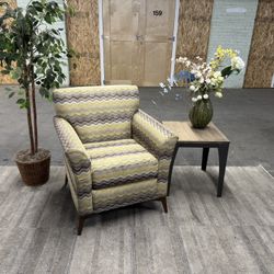 Chevron Patterned Armchair