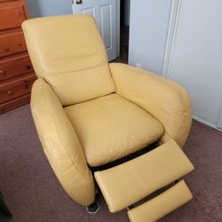 Used Yellow Recliner