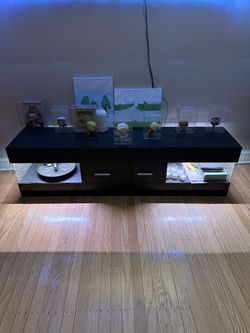 LED Light Entertainment Center
