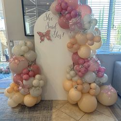 balloon garland, balloon arch