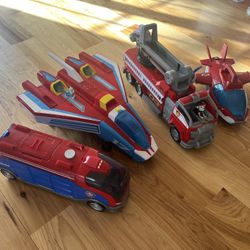 Paw patrol vehicles  