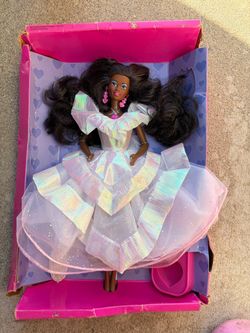 1992 Mattel Secret Hearts Barbie #3836 African American Doll New Vintage