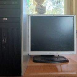 HP Computer and Monitor