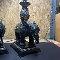 Vintage Elephant Lamp