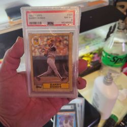 Barry Bonds 1987 Topps Baseball Card