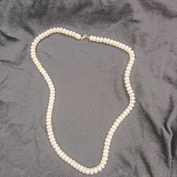 Real Pearls 10 K Clasp