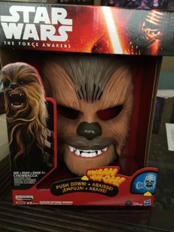 CHEWBACCA MASK (NEW) PRICE IS FIRM