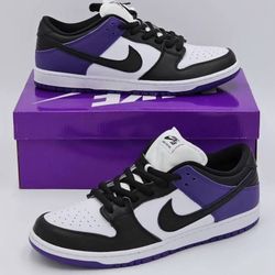 Nike SB Dunk Low Court Purple DS Size 9 