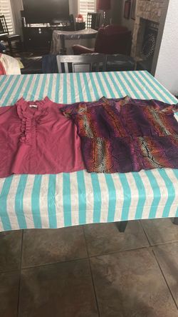 Summer dressy blouses size L