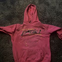 pink spider hoodie 