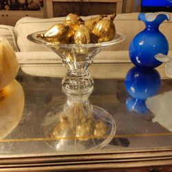 Royal Limited 24 percent Lead Crystal Heavy Pedestal Dish