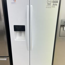 🕎 Kenmore 25 cu. ft. Side by Side Refrigerator - White🕎