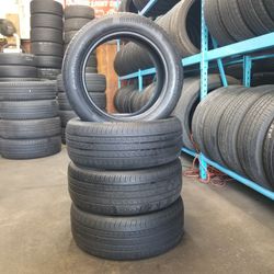 🔥 (4) 215 55 17 Continental ProContact All Season Tires 