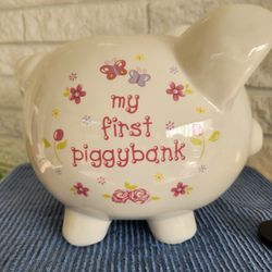 Little Girl's My First Piggybank 