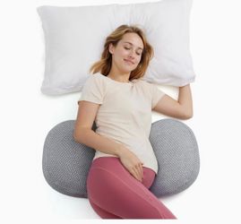 Gray momcozy Pregnancy Body Pillow
