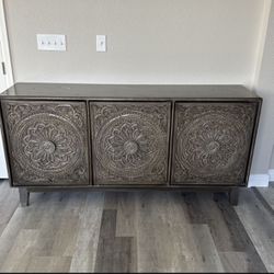 Wood Console/storage Table 