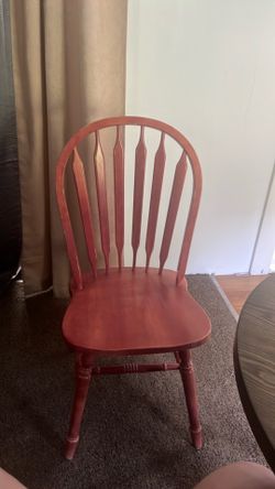 Real wood dining chair