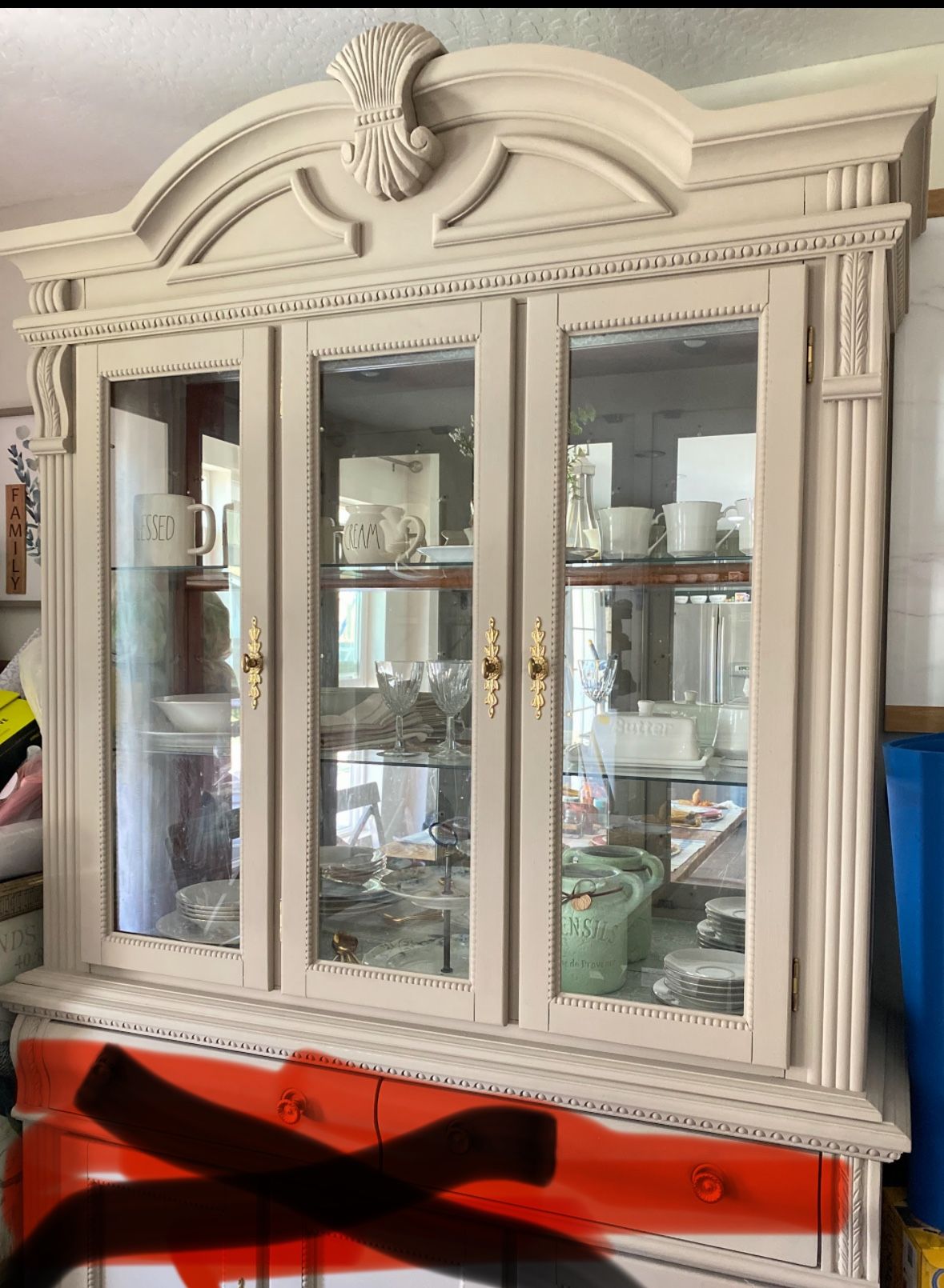 (Upper Only) China Cabinet