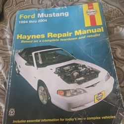 Manual For Mustang 