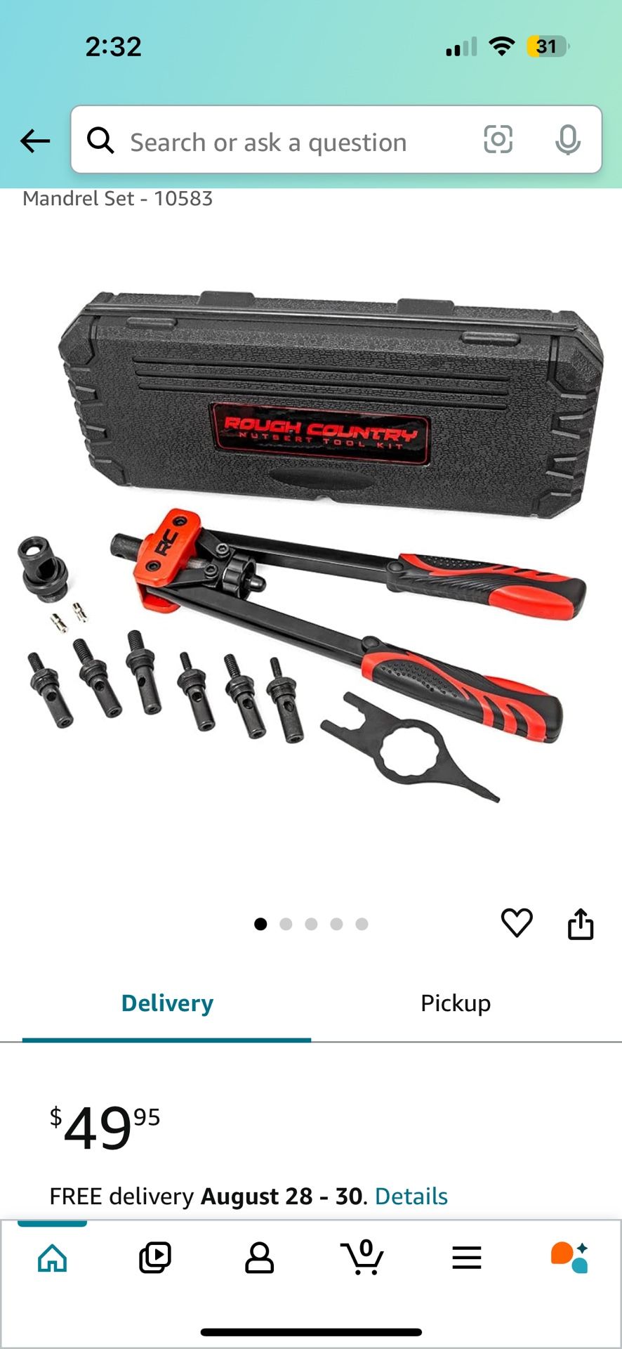 Rough Country Nursert Kit