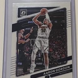2021-22 Panini Donruss Optic Aaron Gordon #140 Denver Nuggets Basketball Card