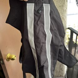 Medium sized two in one dog jacket and raincoat