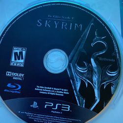 Skyrim PS3 Game 