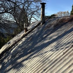 Old roofing panels