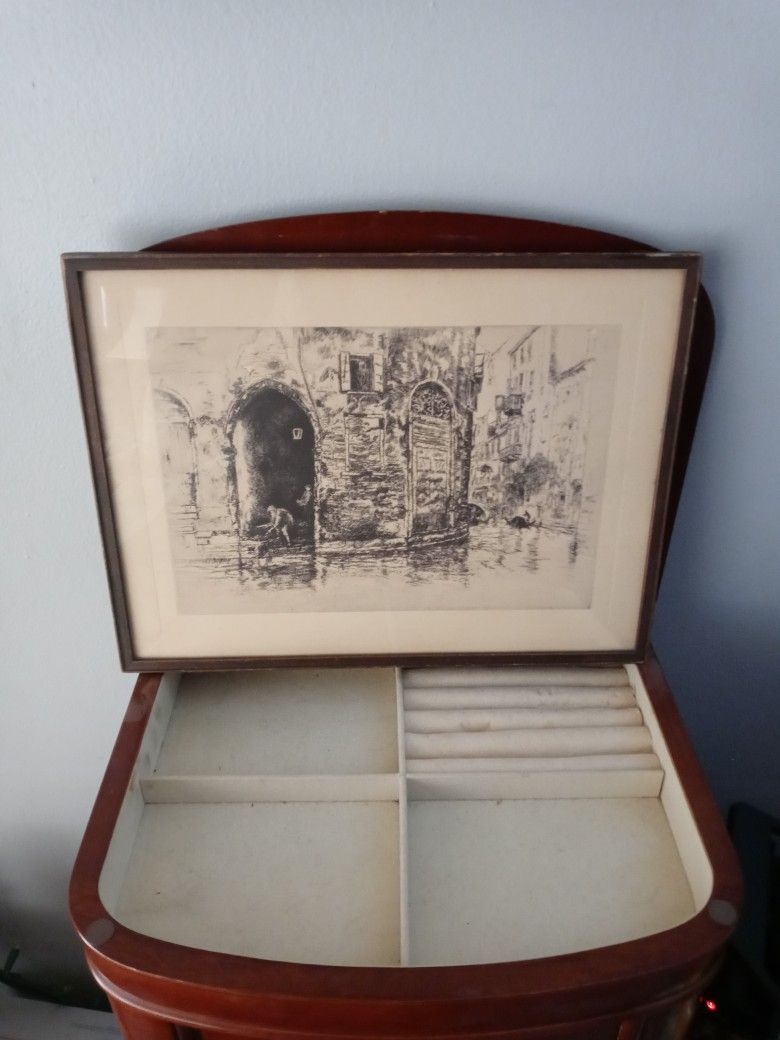 Two Doorways James McNeil Whistler Lol Lithograph By Continental Lithograph Company 1938 #26 Of 525 Ever Made